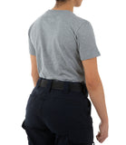 First Tactical Women's Tactix Cotton Short Sleeve Heather Grey T-Shirt