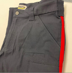 First Tactical Men's V2 Pant, Midnight Navy with Police Red Stripe