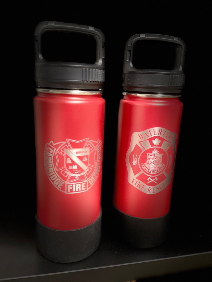 CANUCK Fire Service 18 oz Water Bottles