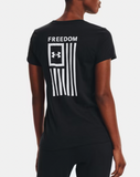 Under Armour Women's UA Freedom Flag T-Shirt Short Sleeve Tee