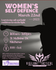 Women’s Self Defence Class March 22nd 2025