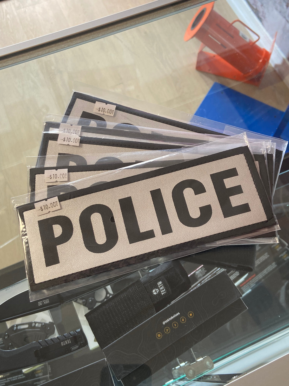 Reflective Police Name Plate