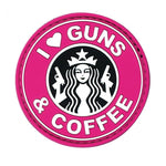 Voodoo Tactical I Love Guns & Coffee Patch (Pink)