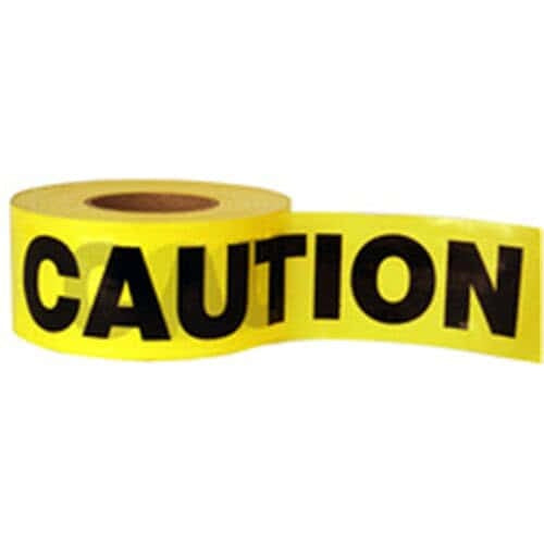 Echo Tactical Barricade Tape (Yellow Caution)