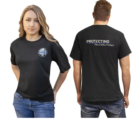 Blue Line ASP Eagle Cotton Tee (Black)